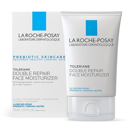 La Roche-Posay Toleriane Double Repair Face Moisturizer, Daily Moisturizer Face Cream with Cerami... | Amazon (US)