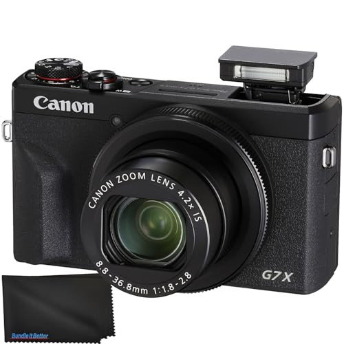 Canon PowerShot G7 X Mark III 20.1MP Digital Camera with 4K Video (Black) | Amazon (US)