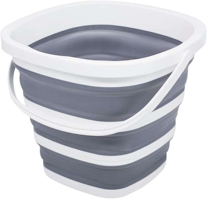 Goderewild Collapsible Bucket Mop Bucket 2.6 Gallon(10L) for House Cleaning, Travel, and More - L... | Amazon (US)