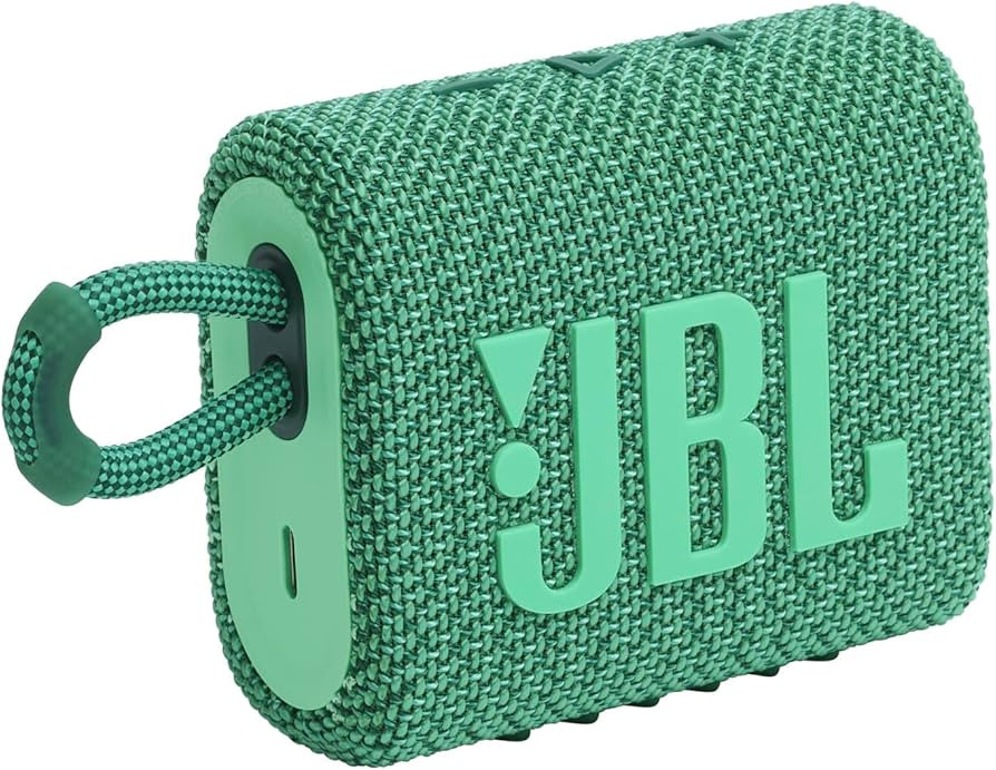 JBL Go 3 Eco: Portable Speaker with Bluetooth, Built-in Battery, Waterproof and Dustproof Feature... | Amazon (US)