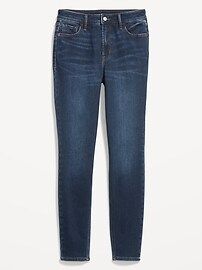 High-Waisted Built-In Warm Rockstar Super-Skinny Jeans for Women | Old Navy (US)