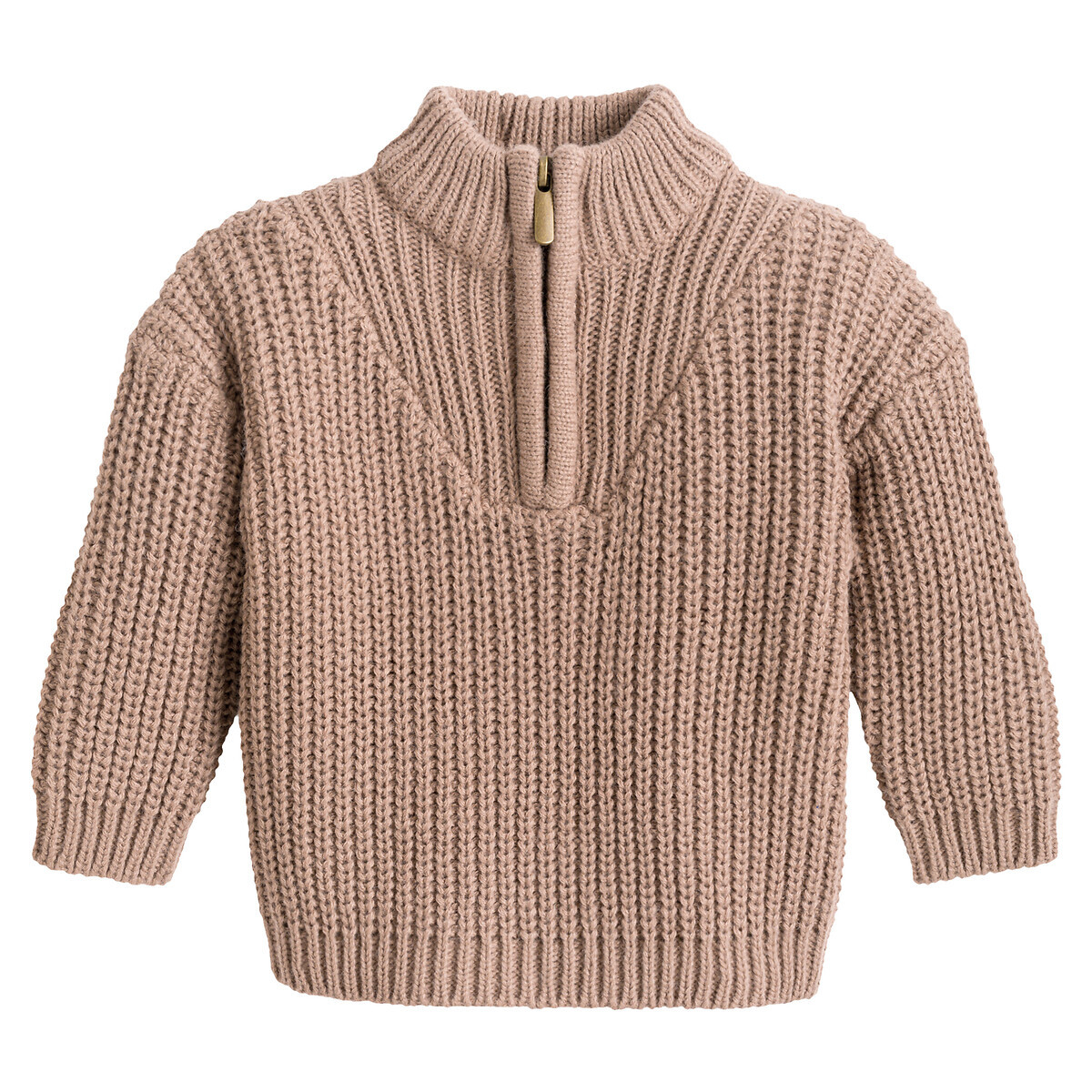 Pull col montant zippé, 3 mois-4 ans | La Redoute (FR)