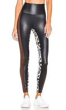 BEACH RIOT Spotted Leopard Legging in Leopard Colorblock from Revolve.com | Revolve Clothing (Global)