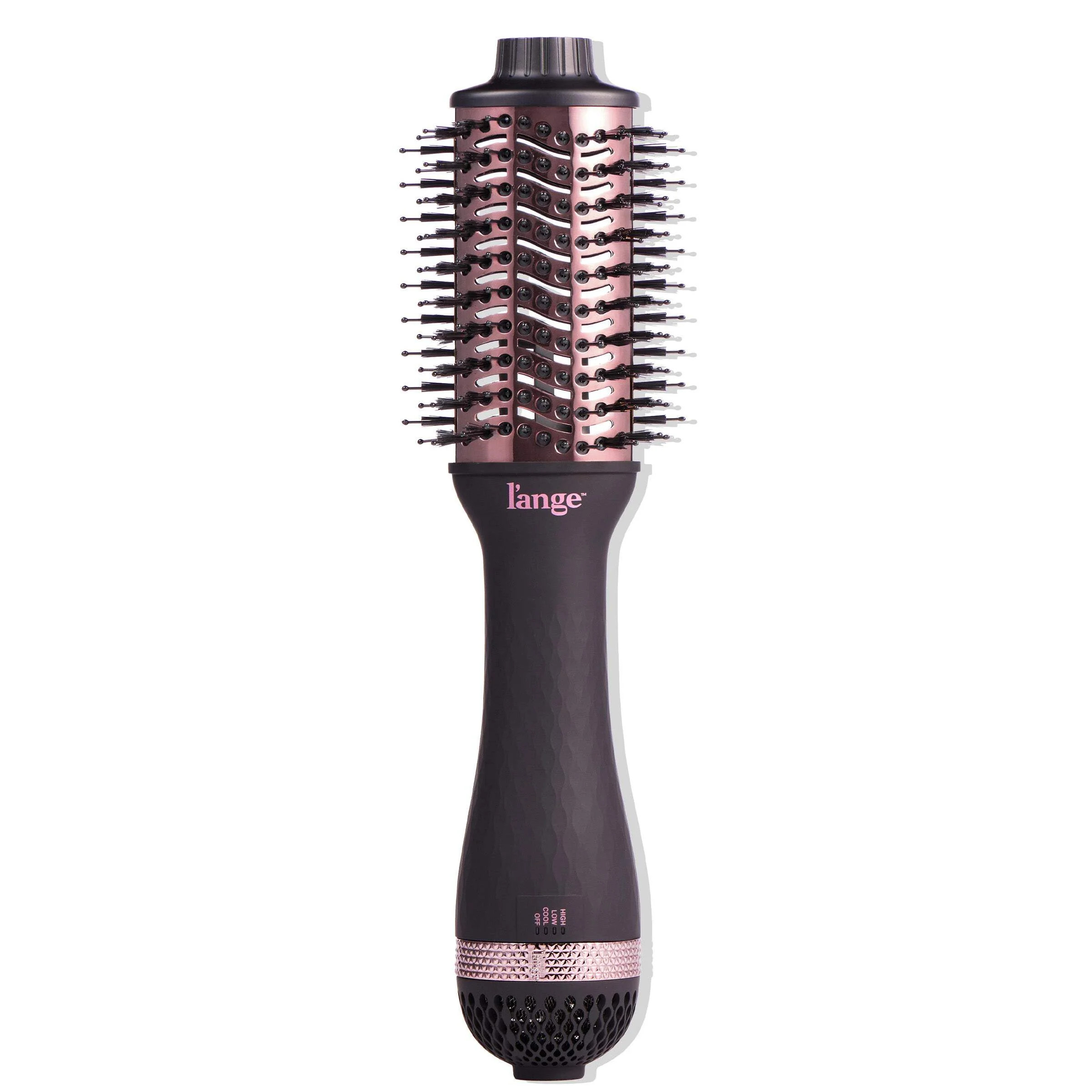 L'ange Hair Le Volume 2-in-1 Titanium Blow Dryer Brush Blush Hot Air Brush with Oval Barrel | Walmart (US)