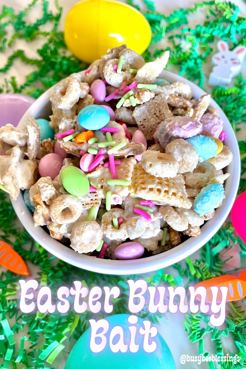 We made this delicious, super easy Easter Bunny Bait, aka Easter Trail Mix, as a special treat for the bunny this weekend. It’s fun for kids to make and a must try sweet treat.
2 Cups Wheat Chex
2 Cups Rice or Corn Chex
2 Cups Cheerios 
2 Cups Pretzel Sticks
2 Cups Melted White Chocolate 
2 Cups Pastel M&Ms
Cute Easter Sprinkles Optional 
I’ll try to get a video up on Insta soon

#LTKfamily #LTKSeasonal #LTKparties