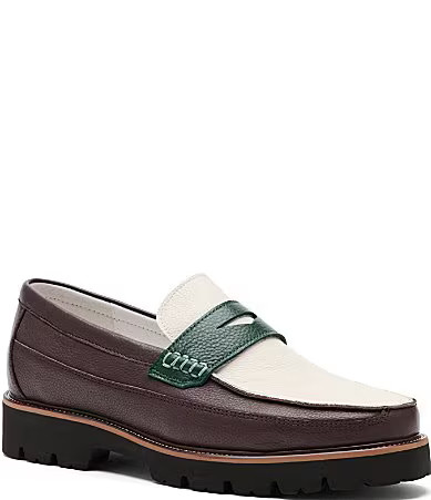 Marc Nolan Men's Adler Pebble Leather Penny Loafers - 13 | Dillard's