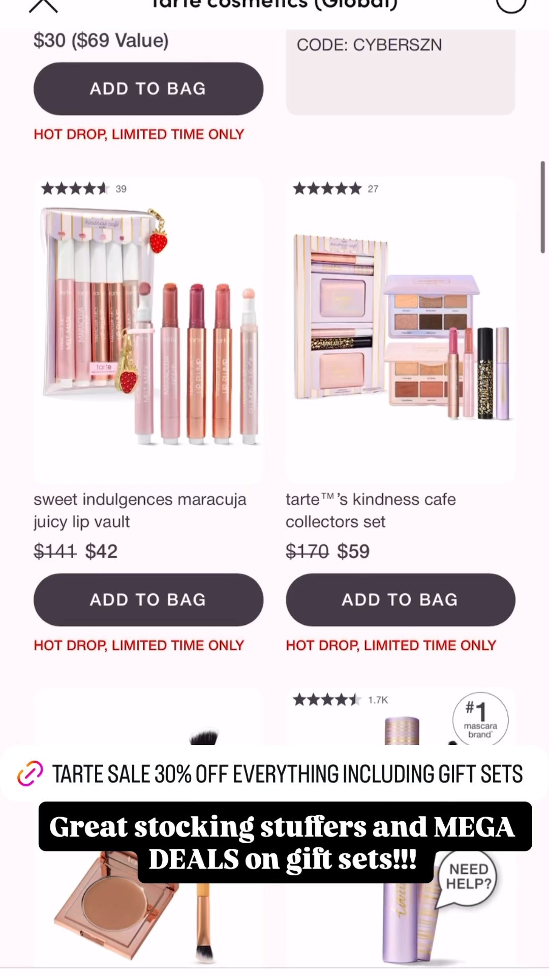 Tarte Black Friday deal. Tarte Black Friday deals. Abercrombie Black Friday deals. Camo sale. Fleece lined tights. Amazon Black Friday. 2025. Holiday pjs. Christmas pjs. Family pjs. Holiday pajamas.  clips. sale! Dressy holiday party outfit. Sequin skirt. Skort. Burgundy outfits.  sale. Thanksgiving outfit. Gift guide. Valentino looks for less restocked!!! Black Friday. Cyber Monday. Cyber week. Holiday arty. Casual holiday outfit. Dressy holiday party outfit. . Fall fashion. Holiday pjs. Early Black Friday deals. Thanksgiving. Gift guide. Thanksgiving. Holiday party. Friendsgiving. 2025. Boots. Fall boots. Ugg SAVE VS SPLURGE. Looks for less. Daily deal. Black Friday. Christmas outfit. Lounge set. Holiday party. Gift guide for her. Gift guide for teens. Ugg tazz. Gift guide 2025. Ugg clog. Thanksgiving outfit. Lululemon sale. Gift guide for her.Fits TTS, wear 8. Leggings.
Fall family photos outfits. Holiday pajamas. Christmas pajamas. Christmas pjs. Gift guide for kids. Gift guide for her. Gift guide for the family. Black Friday. Cyber Monday. Early Black Friday. Cyber week 

#LTKGiftGuide #LTKCyberWeek #LTKHoliday