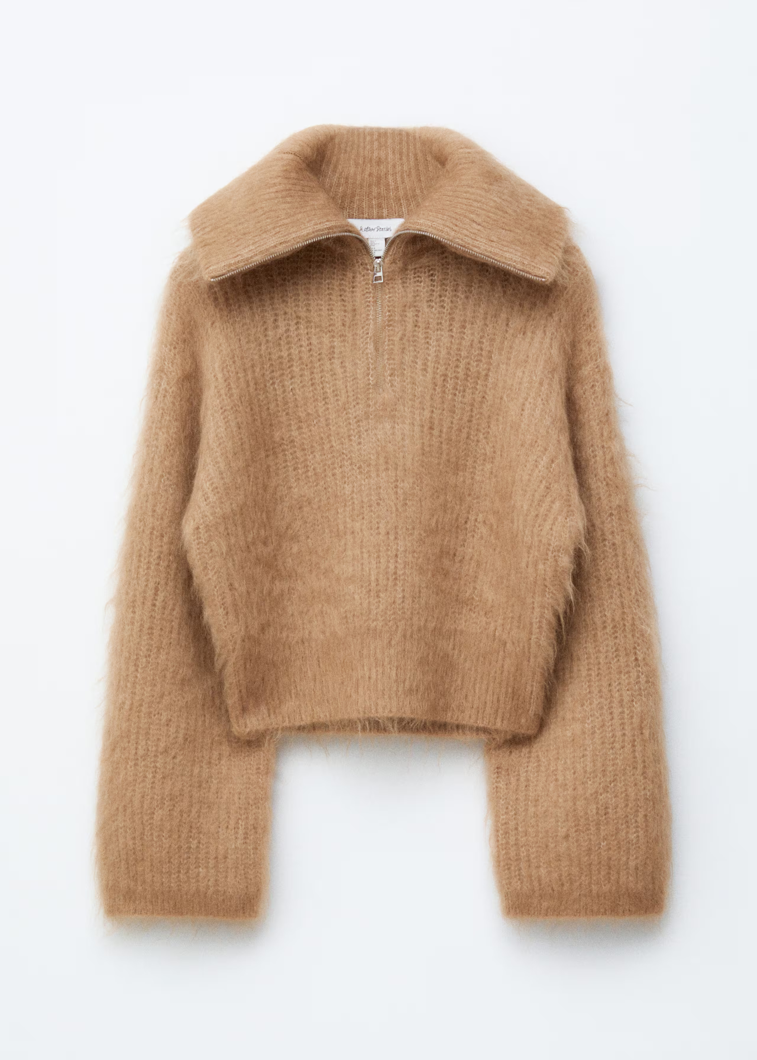 Rib-Knit Zip-Up Sweater | & Other Stories - US