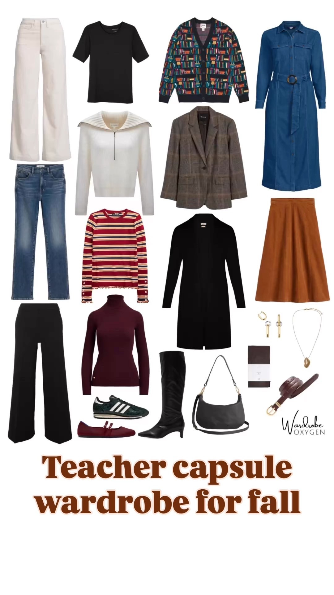 Teacher capsule wardrobe for fall but can be a great casual but refined autumn closet update for anyone in misses and plus sizes to 3X. The cardigan now has a hefty tariff so I have linked to worthy alternatives.  

#LTKStyleTip #LTKPlusSize #LTKSeasonal