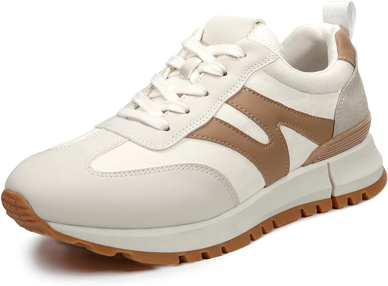 IXU 2025 Sneakers for Women Casual Walking Shoes Comfortable Tennis Running Fashion Shoes Fall Sh... | Amazon (US)