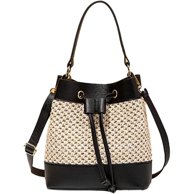 CoCopeaunts Straw Bag for women Summer Beach Bag Woven Hobo Handbag Work Tote Bag Vacation Bucket... | Walmart (US)