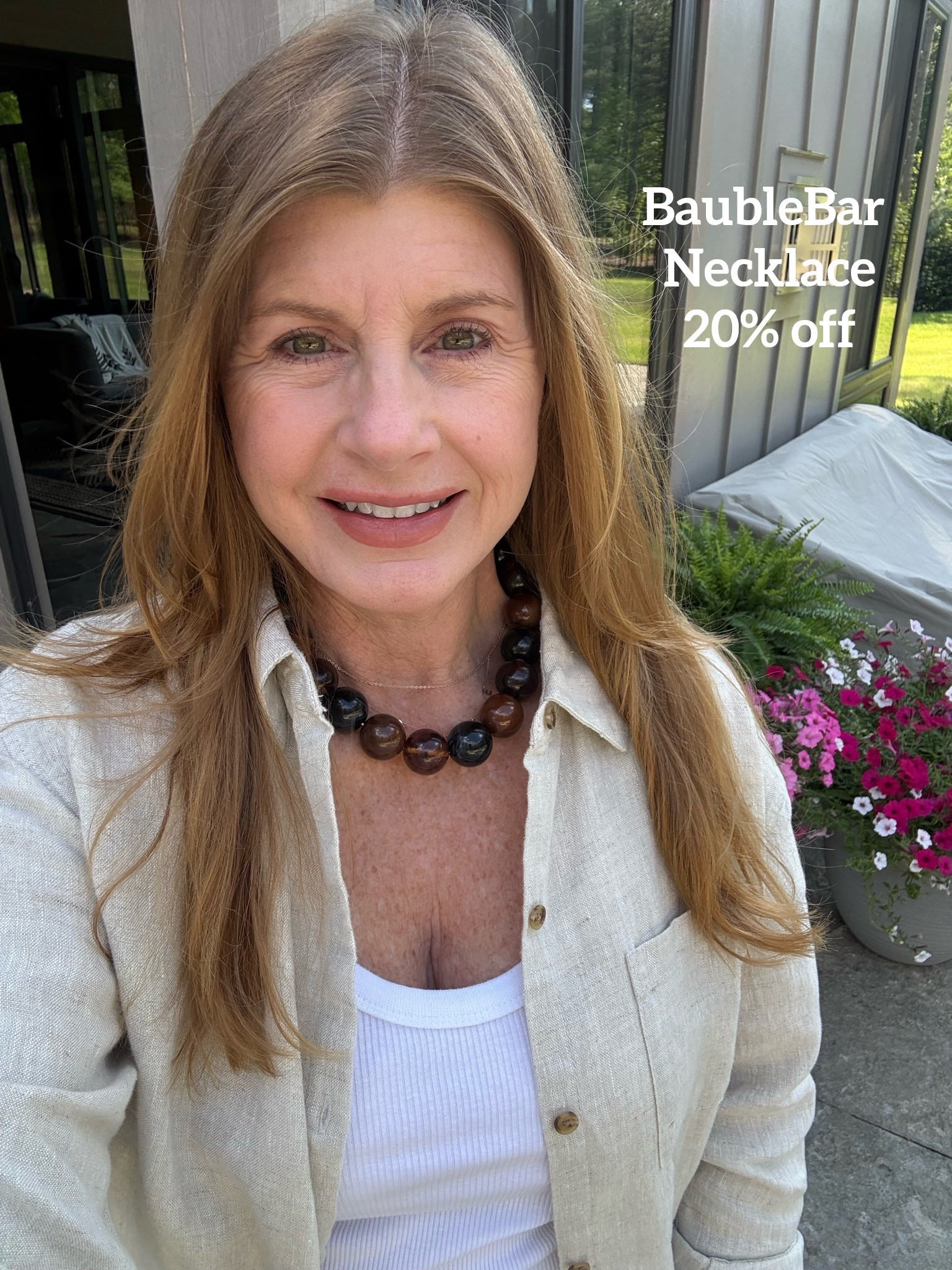 Baublebar 20% off thru Sunday @baublebar

#trending #beadednecklace #brownnecklace #LTKOver50 #momover50

#LTKMothersDay #LTKSaleAlert #LTKdayinmylife