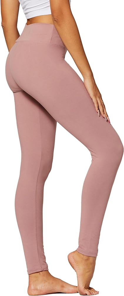 Conceited High Waisted Ultra Soft Leggings for Women - Full Length, Capri Length and Biker Shorts... | Amazon (US)