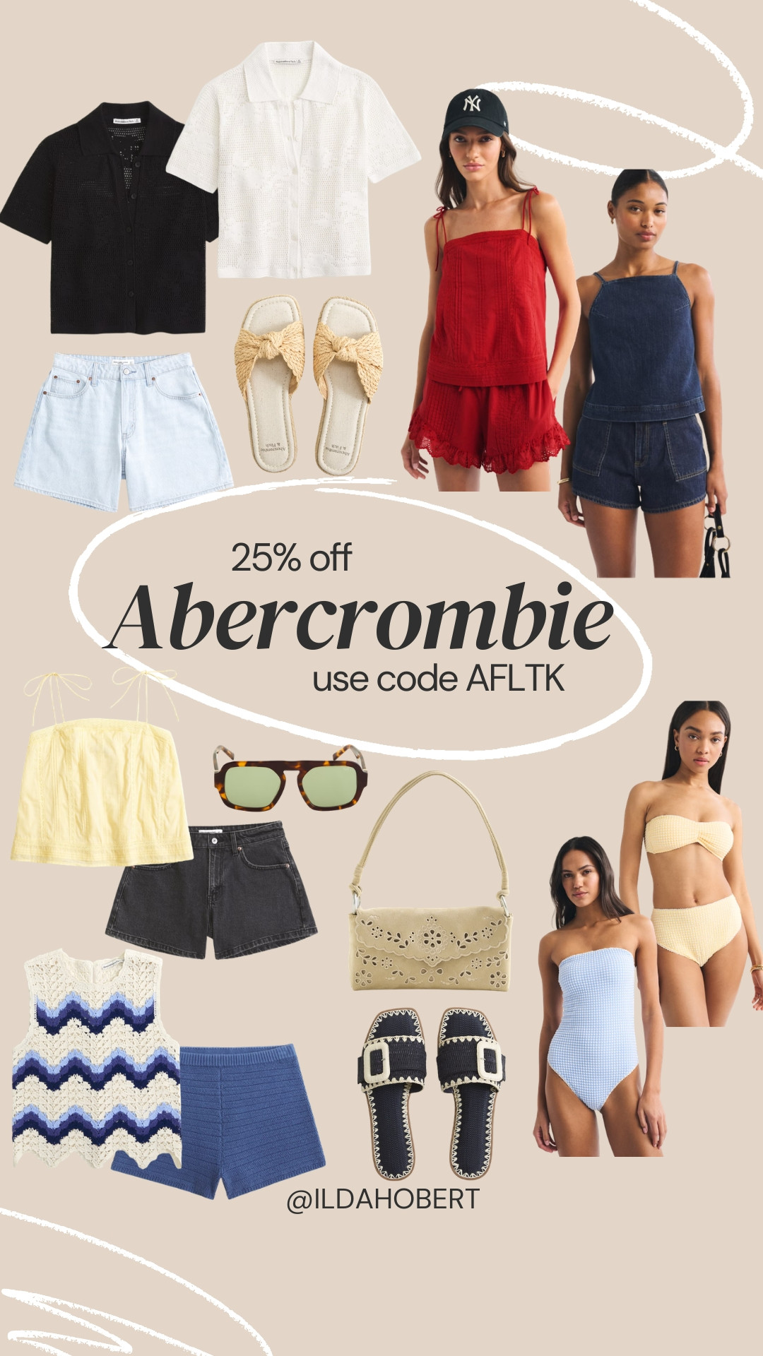 LTK x Abercrombie Sale!!! Loving these summer finds + 25% off with code AFLTK!

spring, summer, vacation, travel, beach vacation outfit, swim, shorts,

#LTKxAbercrombie #LTKootd #LTKSaleAlert