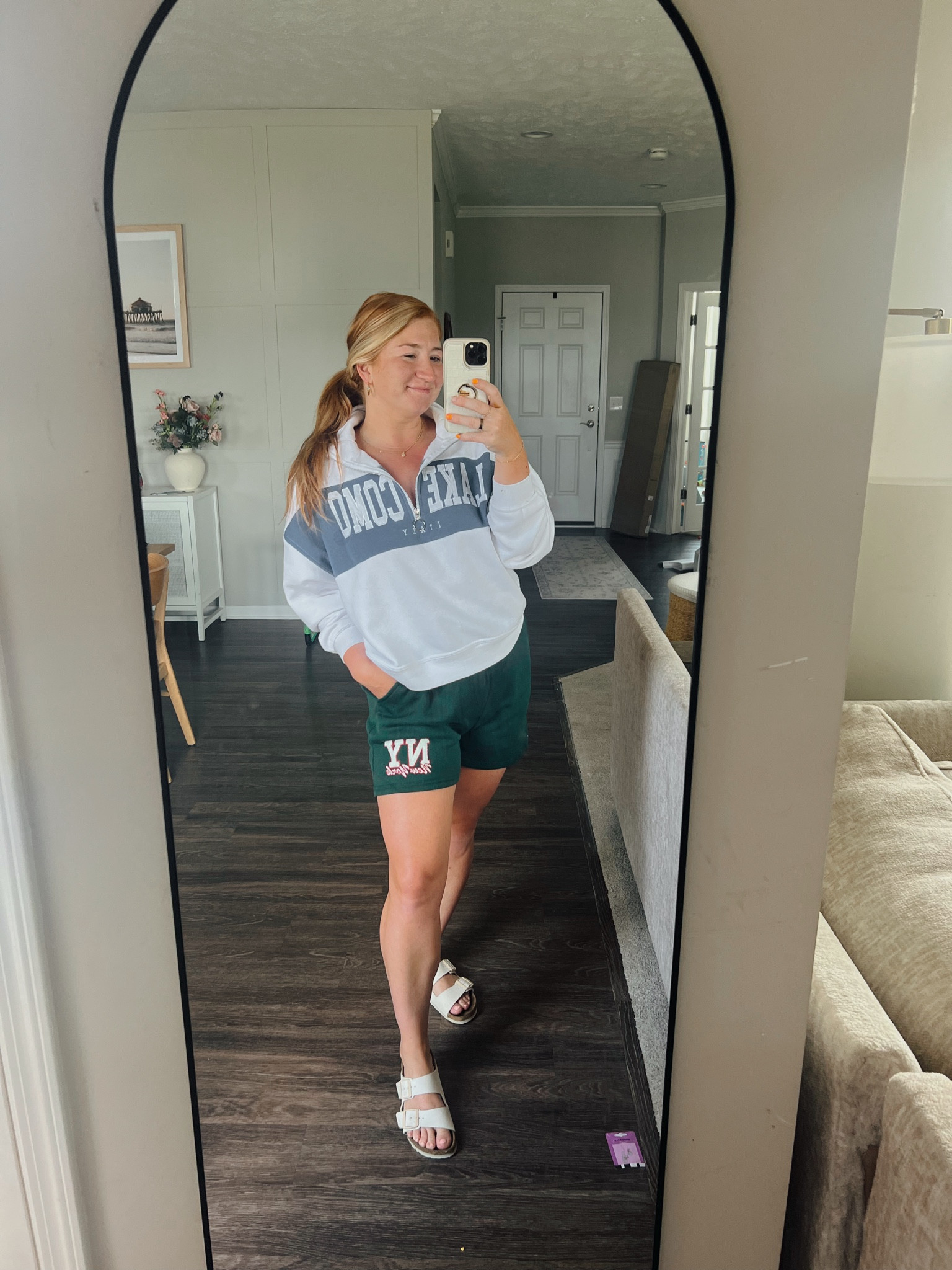 just pretending I’ve been to Italy with this super cute crewneck, and always living in comfy shorts these days! 😍🫶🏼

#LTKFindsUnder50 #LTKFindsUnder100 #LTKStyleTip