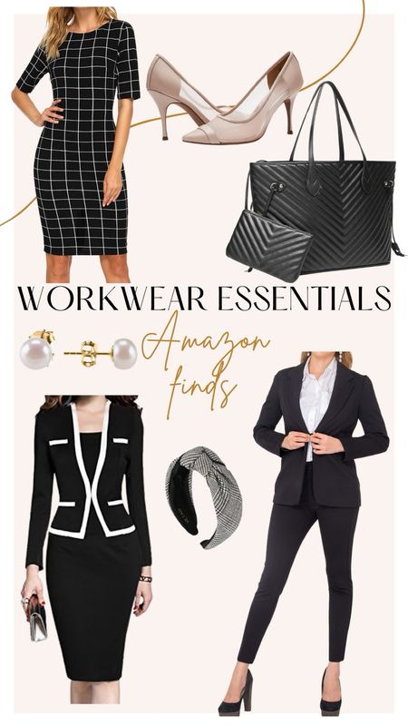 Workwear essentials from Amazon!🤍 

Amazon work outfits. Workwear. Work outfit inspo. 

#LTKSeasonal #LTKstyletip #LTKworkwear