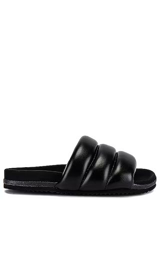 The Puffy Slide in Black | Revolve Clothing (Global)