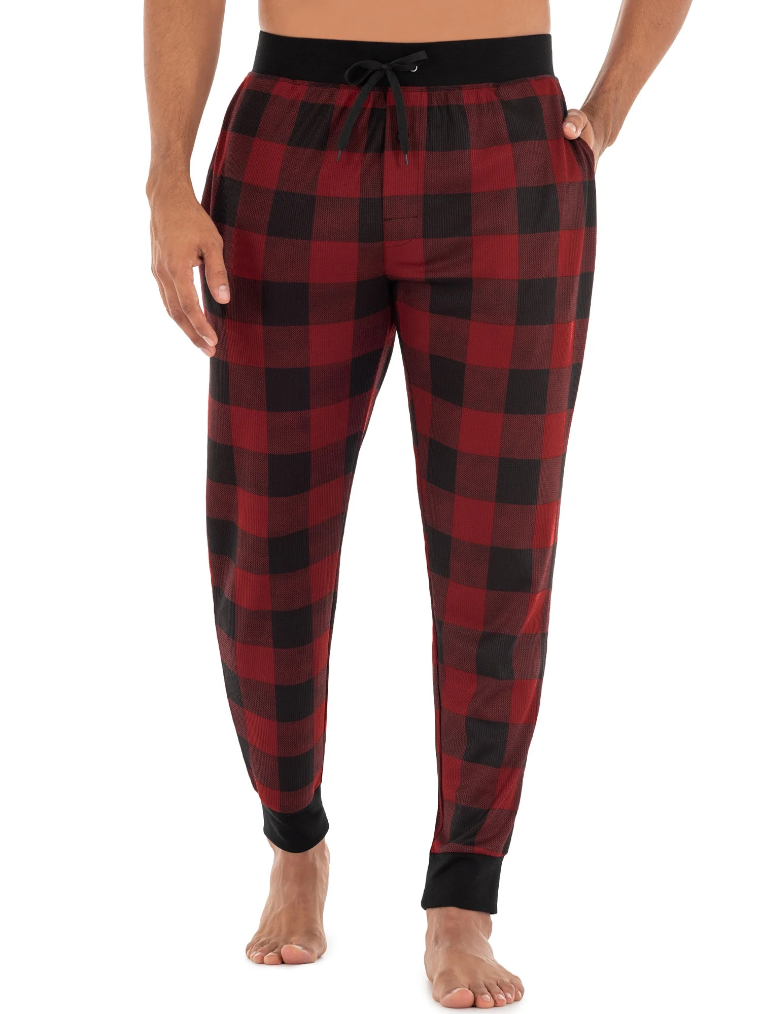 Men's George Knit Waffle Modern Fit Jogger Sleep Pant - Walmart.com | Walmart (US)
