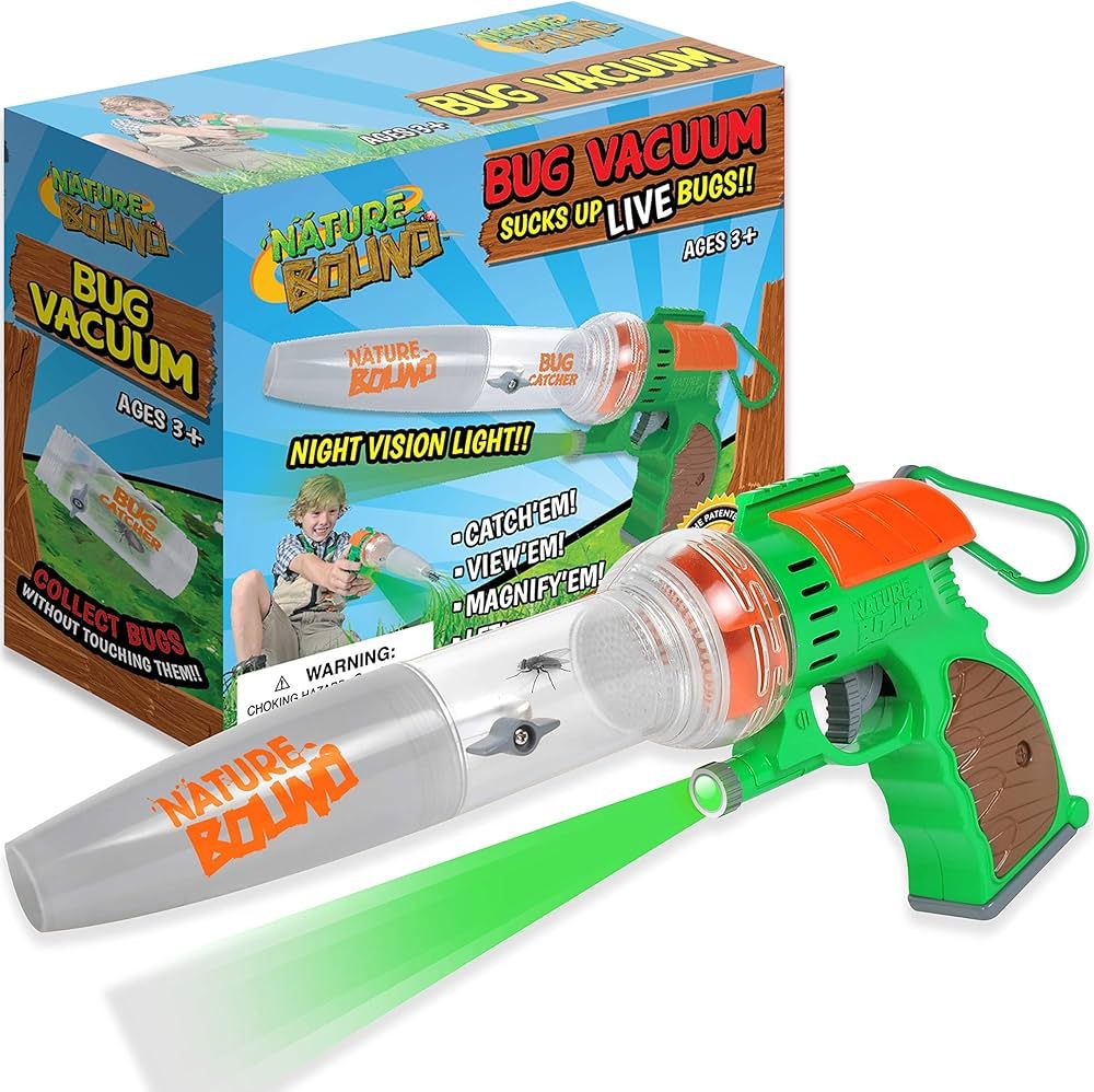 Nature Bound Bug Catcher Toy, Eco-Friendly Bug Vacuum, Catch and Release Indoor/Outdoor Play, Ages 3 | Amazon (US)