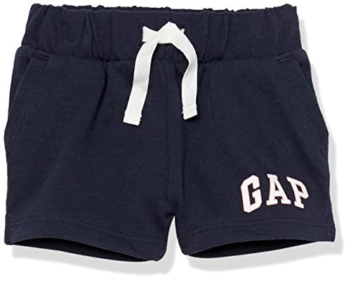 GAP Baby Girls Logo Shorts, Blue Galaxy, 18-24 Months US | Amazon (US)