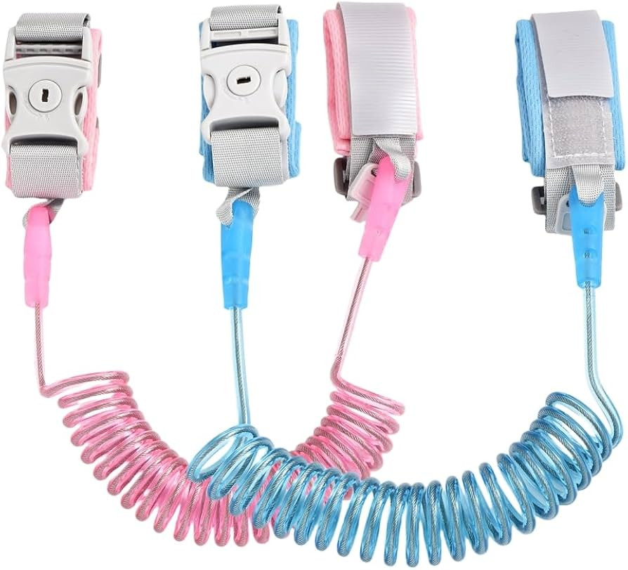 Generic 2PCS Anti Lost Wrist Link Safety Wrist Link with Key Lock, Child Leash with Whistling Sui... | Amazon (US)