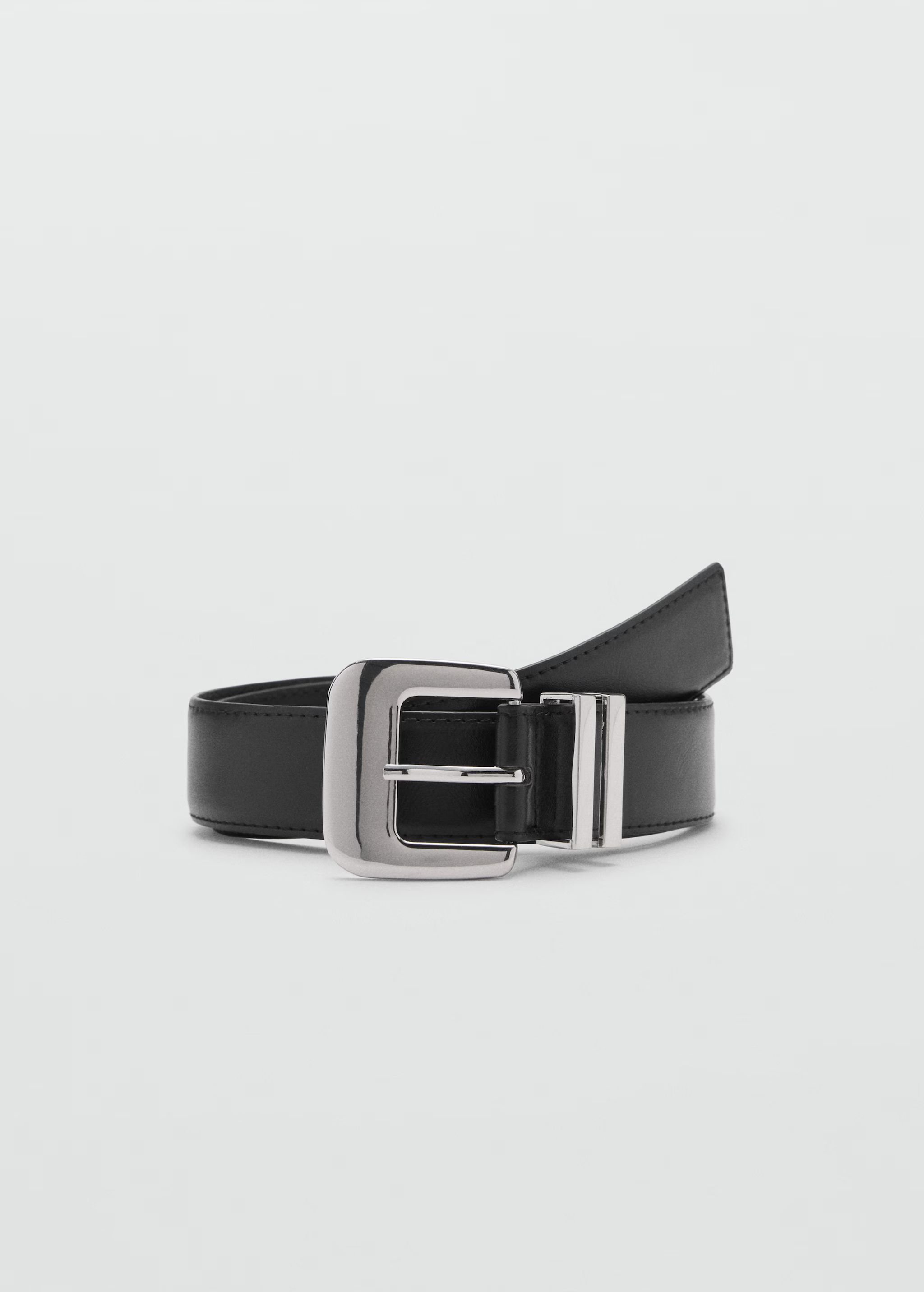 Square buckle belt - Woman | MANGO USA | MANGO (US)