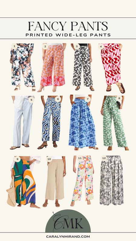 Summer style with fun printed wide leg pants- styles I am loving! 

#LTKMidsize #LTKSeasonal #LTKStyleTip