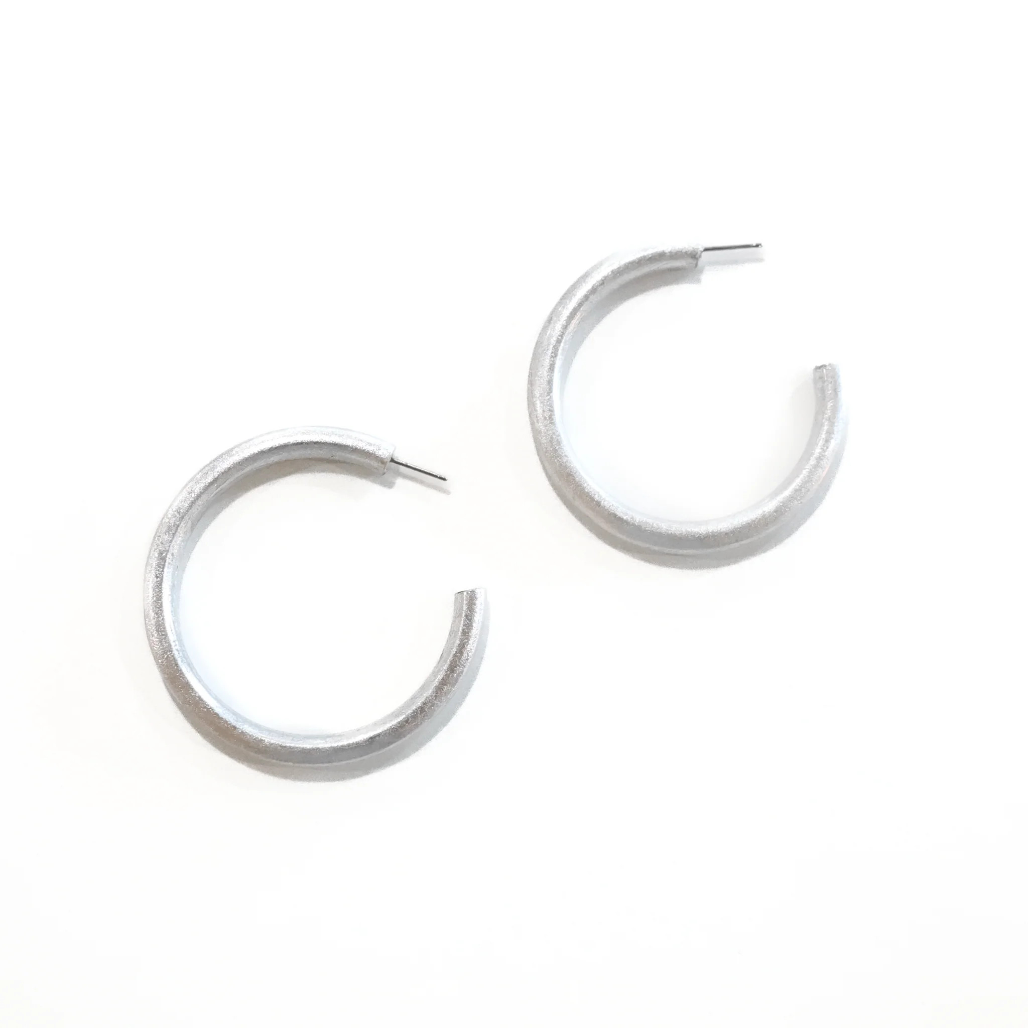 Silver Hoops | Sunshine Tienda
