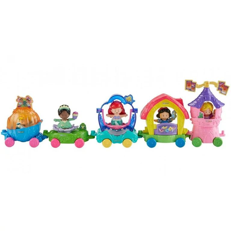 Little People Disney Princess Parade Vehicle 5-Pack Gift Set | Walmart (US)