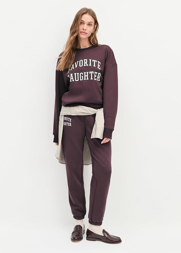 Favorite Daughter Womens The Collegiate Sweatshirt Obsolete | Amazon (US)