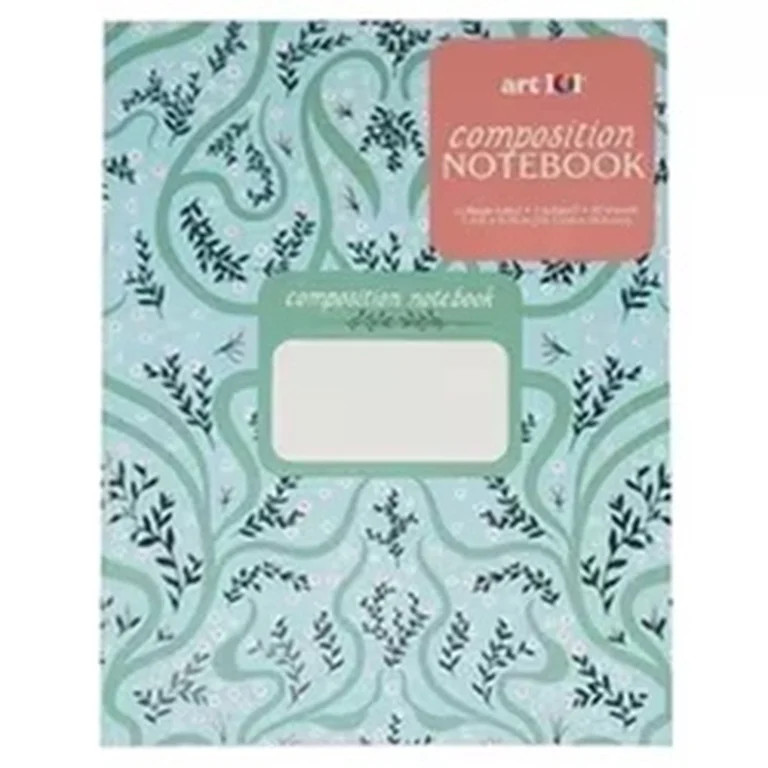 Art 101 Ink and Ivy Floral Composition Notebook with 80 College Ruled Sheets | Walmart (US)