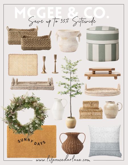 McGee and Co. - Memorial Day Sale! Save up to 35% site wide!! So many gorgeous home decor and furniture finds on sale now!!

#homedecor #summerdecor #sale

#LTKHome #LTKFindsUnder100 #LTKSaleAlert