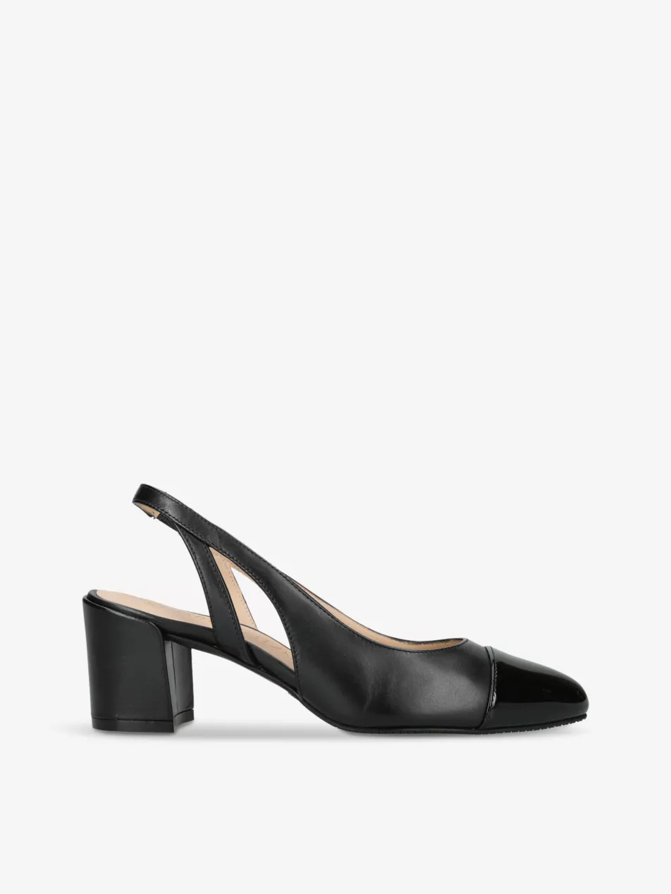 Sleek 50 leather slingback pumps | Selfridges