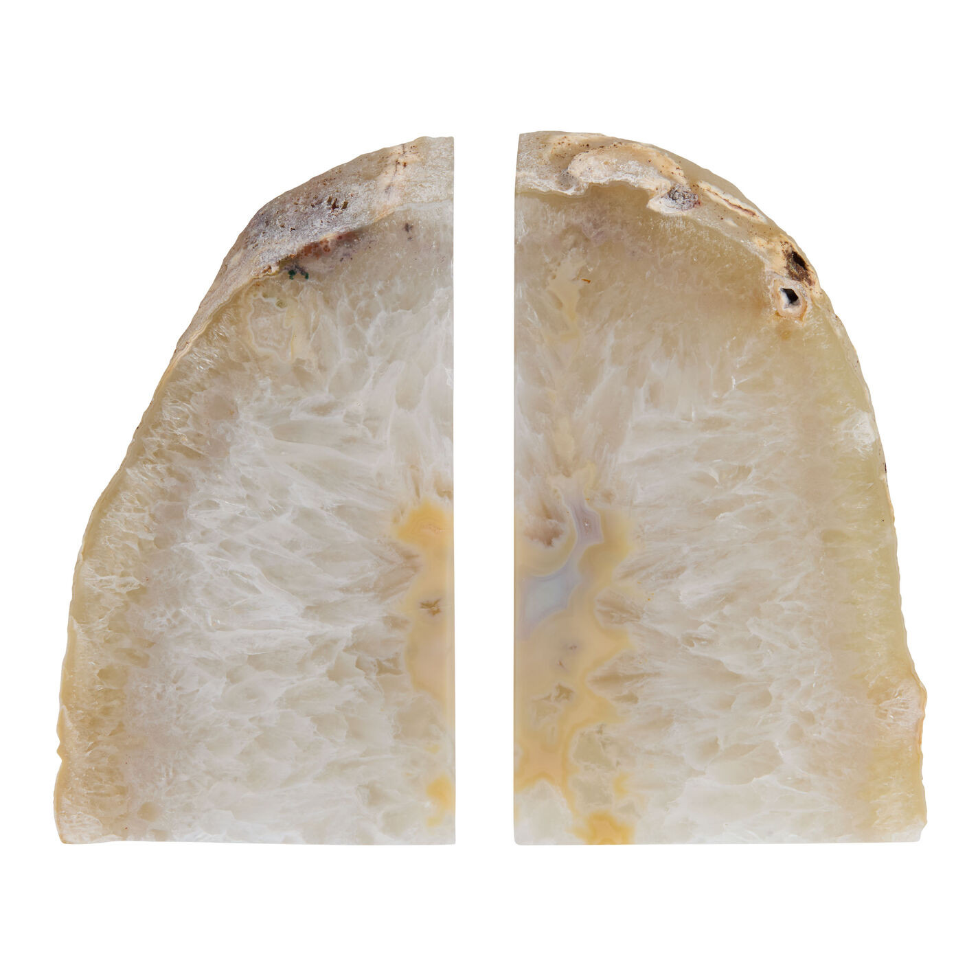 Natural Agate Stone Bookends | World Market