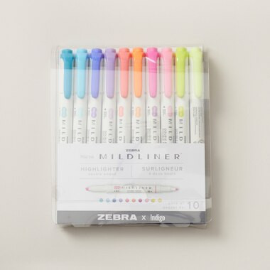Mildliner Highlighter Assorted 10pk | Indigo (CA)