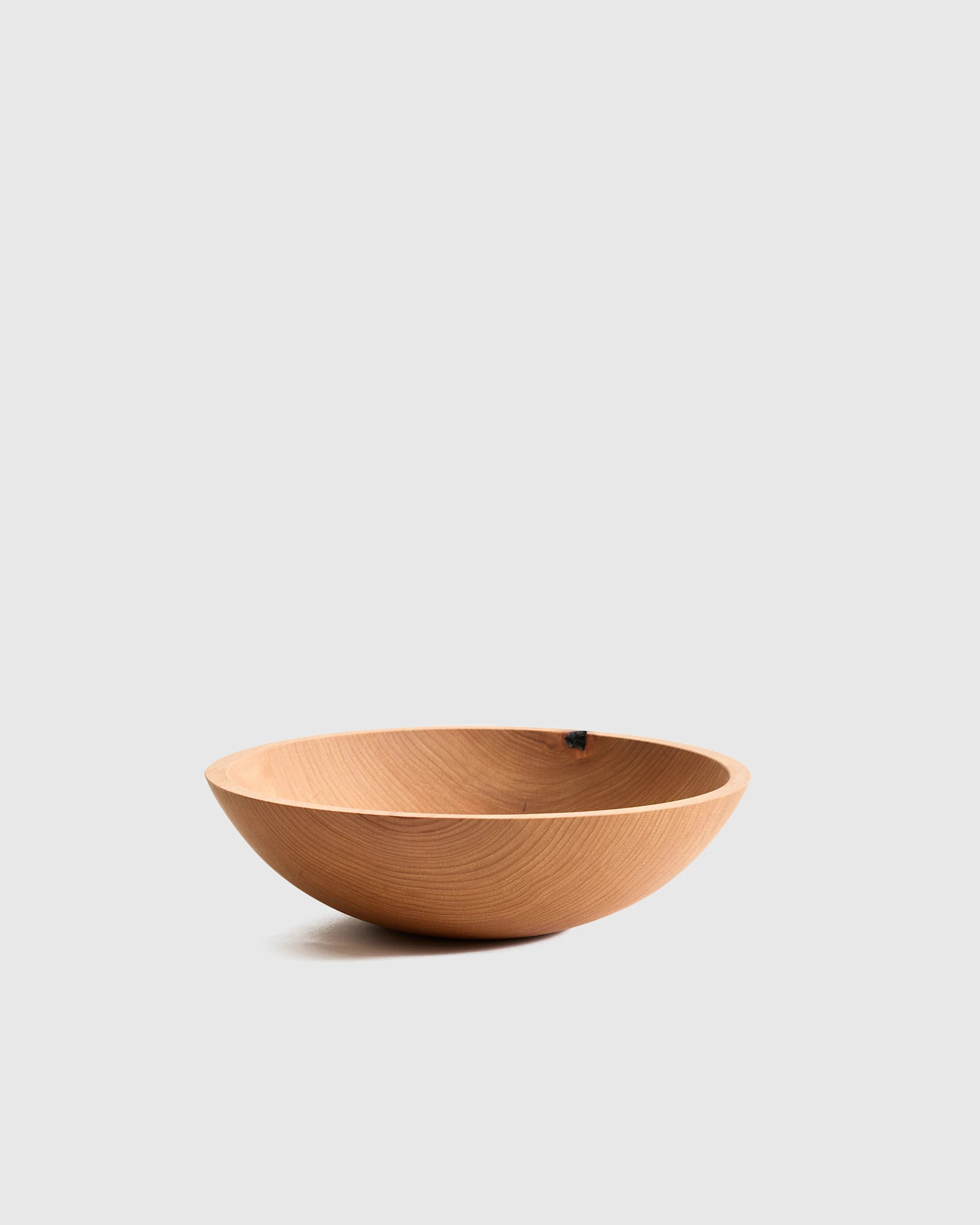 Handmade Wood Serving Bowl, 12" in Beech Wood | Quince