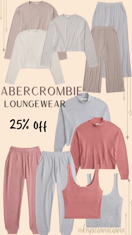Abercrombie Loungewear 25% off :)









Abercrombie, Abercrombie Finds, Cozy, comfy style, loungewear

#LTKGiftGuide #LTKsalealert #LTKstyletip