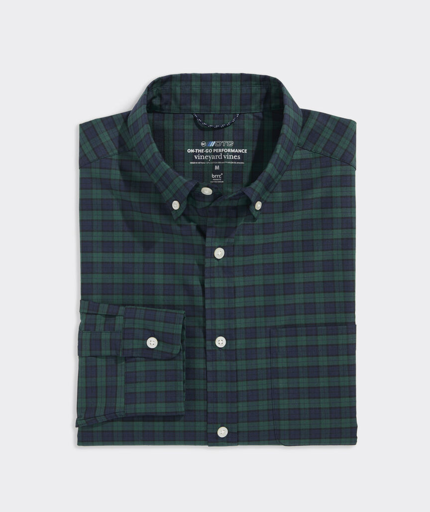 On-The-Go brrrº Tartan Shirt | vineyard vines