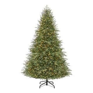 Home Accents Holiday 7.5 ft Westcliff Norway Spruce Pre-Lit LED Artificial Christmas Tree with 10... | The Home Depot