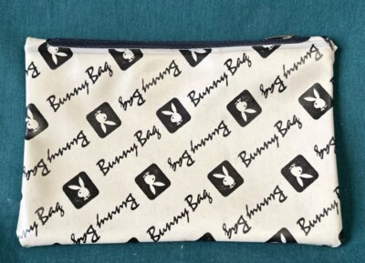 Playboy Bunny Bag Travel Beige Zippered Make Up Bag 7"  | eBay | eBay US