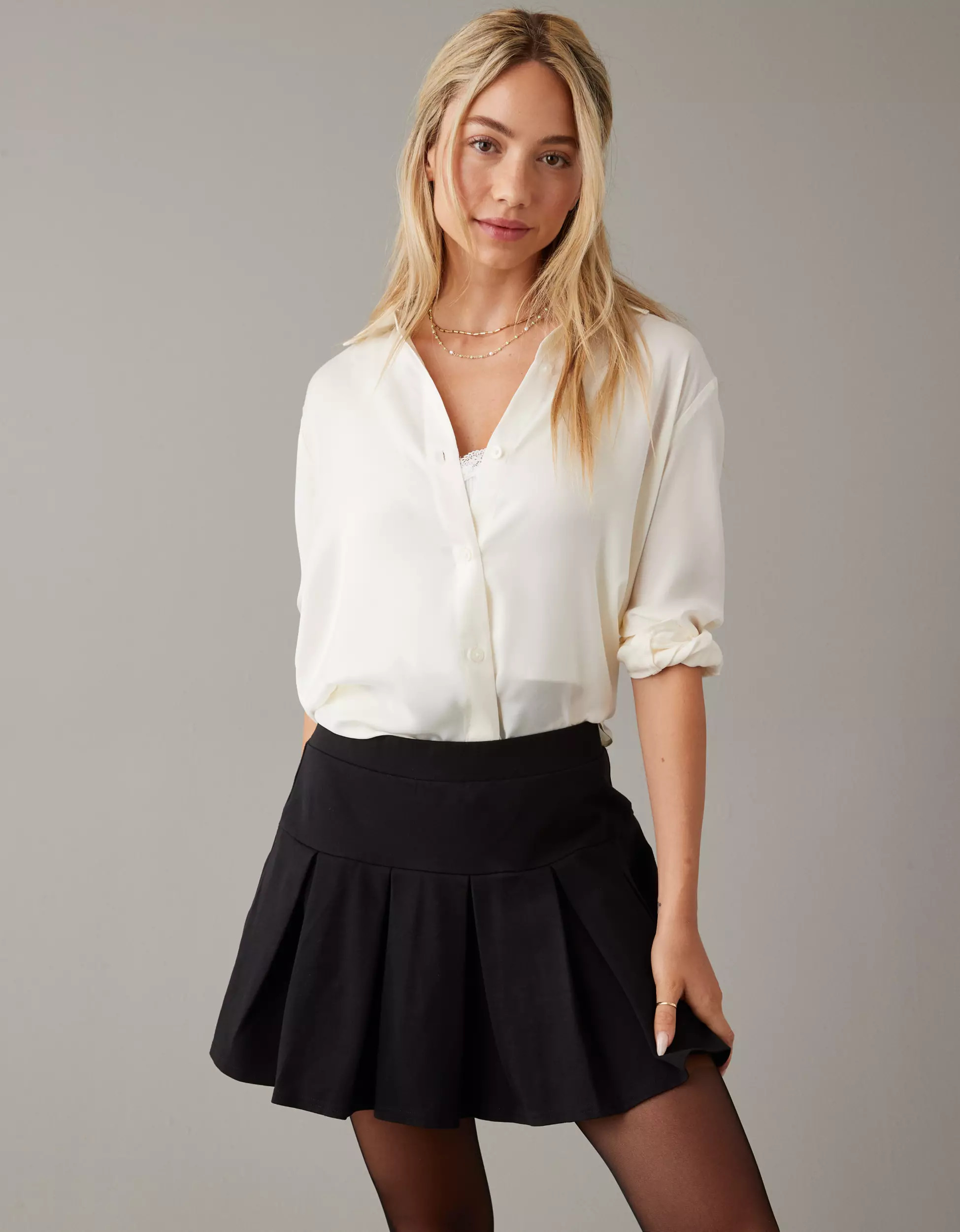 AE Pleated It Knit Skort | American Eagle Outfitters (US & CA)