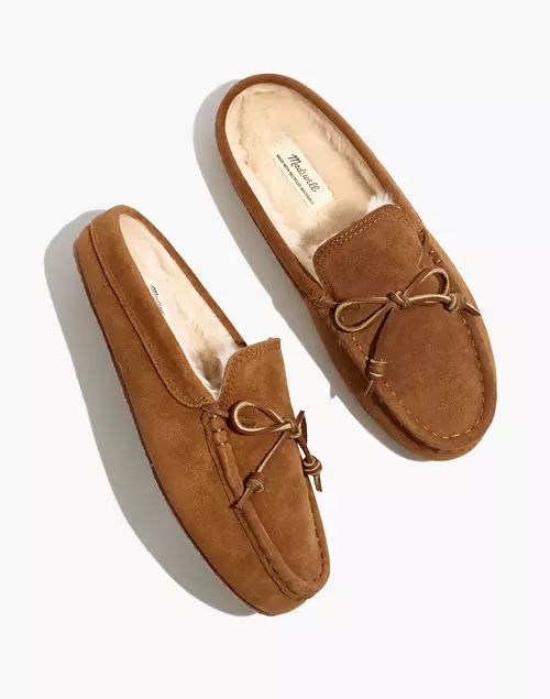 Suede Moccasin Scuff Slippers | Madewell