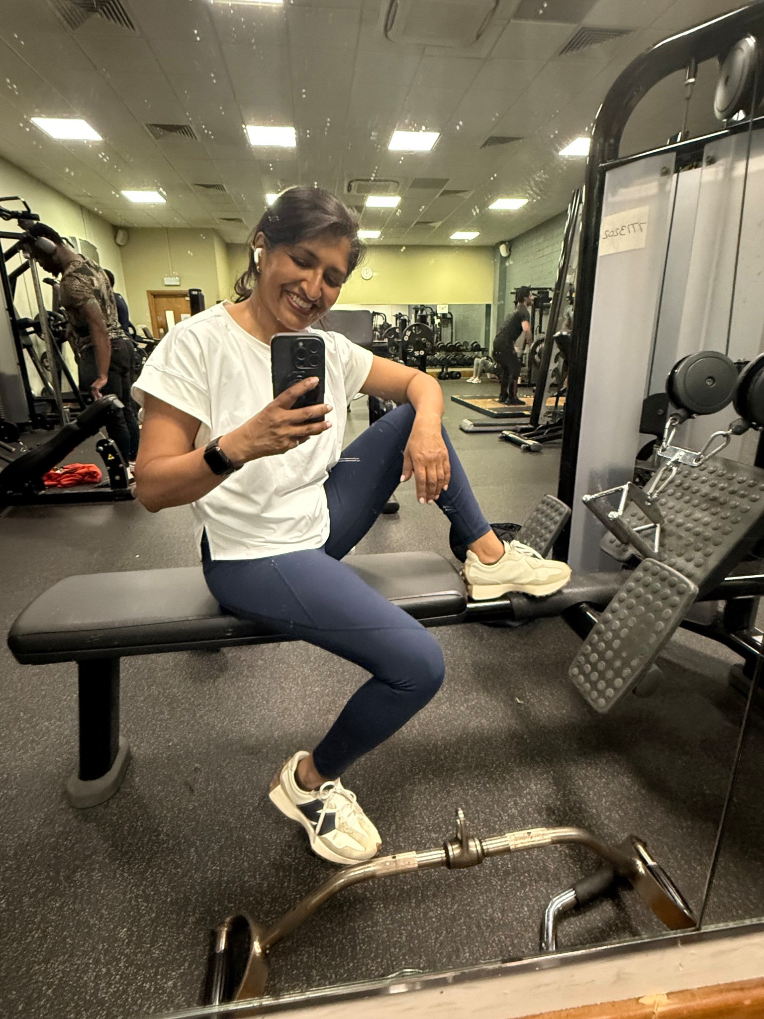 53 and still got it! 🤣—even at the gym. Classic never goes out of style

Being petite wearing 7/8 length leggings is a game changer! 

#LTKmodest #LTKpetite #LTKover50style