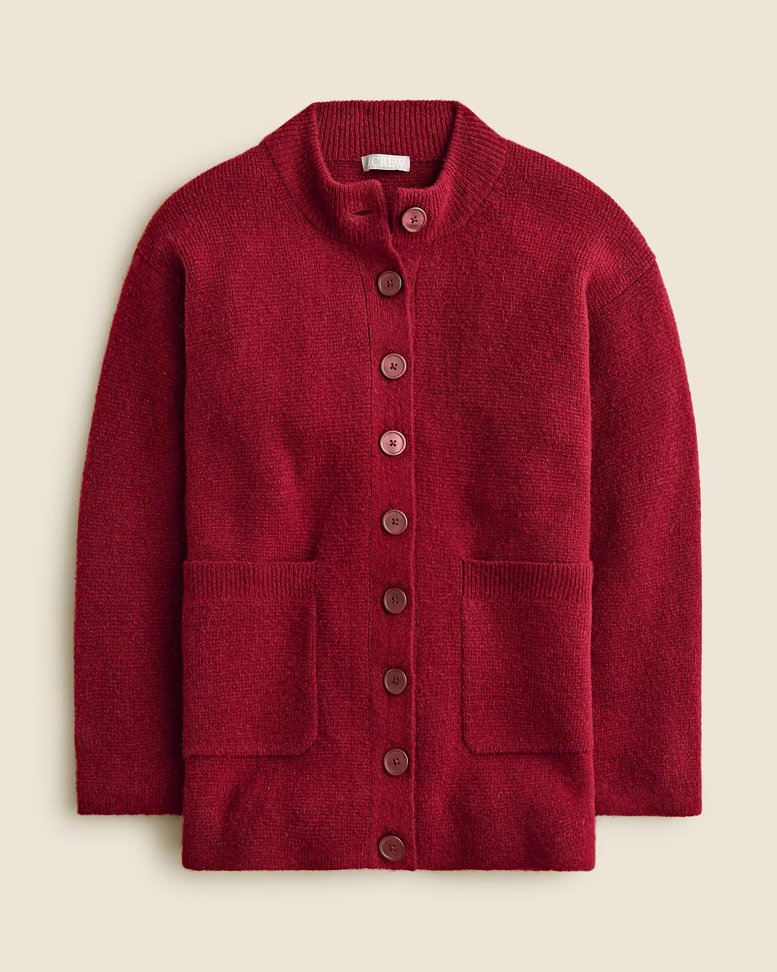 Relaxed milano-stitch cardigan sweater | J. Crew US