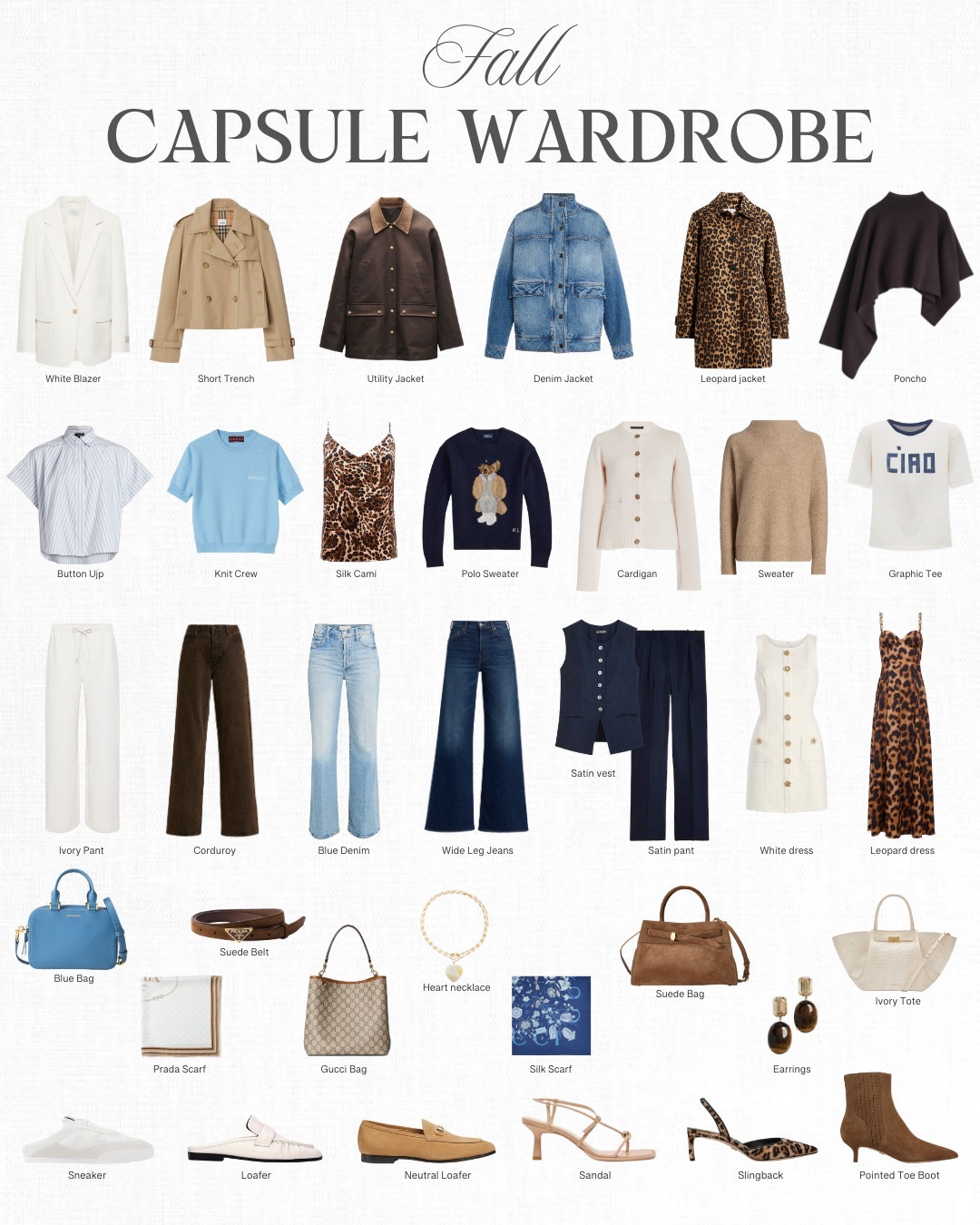 The pre-fall capsule! Inspired by all the pretty brown and blues out there right now 

#LTKSeasonal #LTKStyleTip #LTKOver40