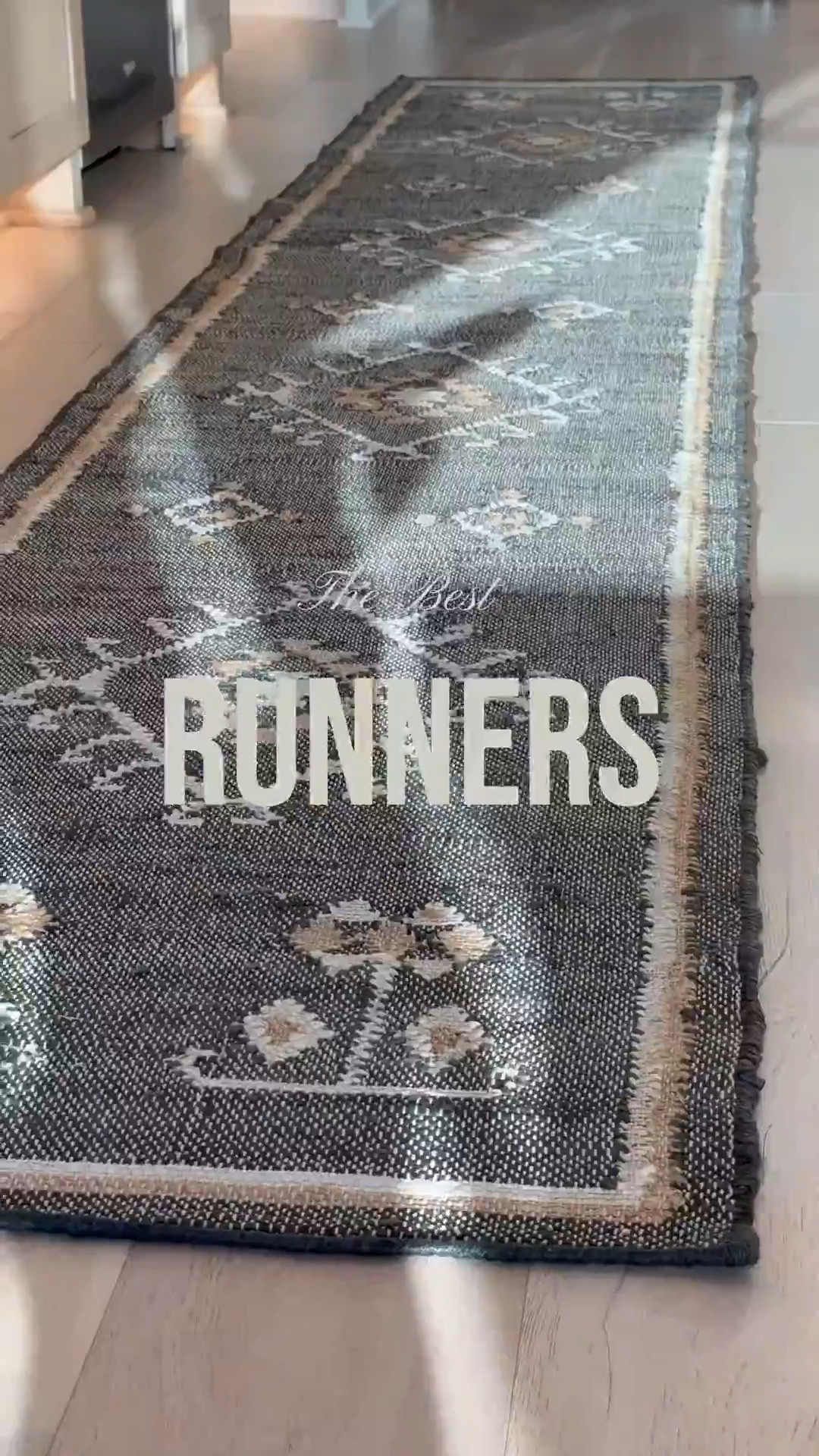 I am obsessed with these gorgeous runners! Let me know which one is your favorite 1,2,3, or 4th option. I added rug grippers to the corners to keep the rug in place. A rug mat is also perfect to keep the rug from sliding 🤎#LTKStyleTip



#LTKHome #LTKSaleAlert