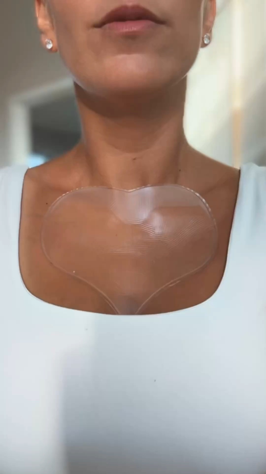These chest pads saved my life..seriously though! My chest was looking like I was 80 years old ( and I was so self conscious of it) from the wrinkles I was causing by sleeping crawled up in a ball. This product has reversed years of damage/aging!  ￼

#LTKselfcare #LTKmorningroutine #LTKBeauty