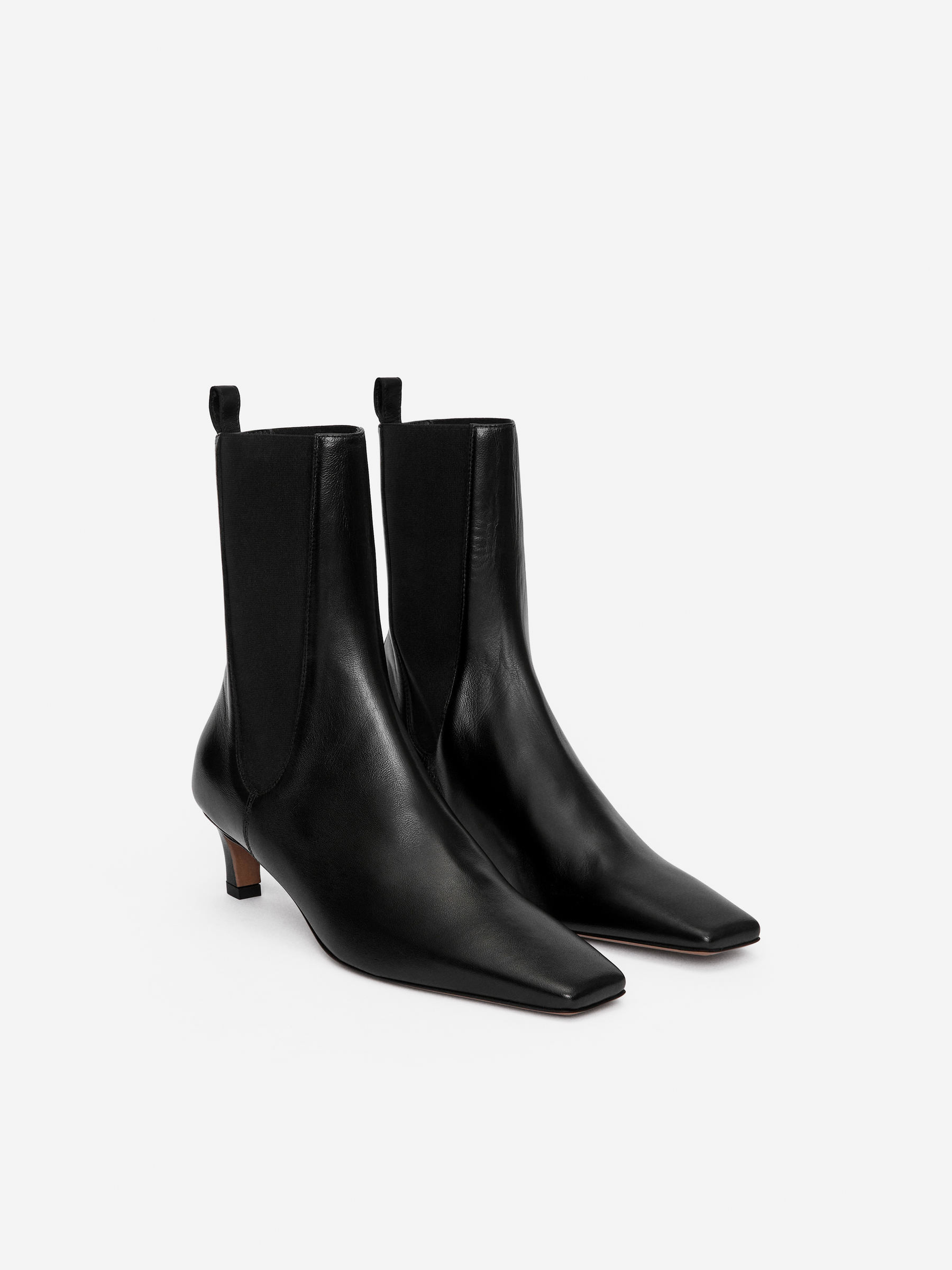 Square-Toe Ankle Boots | Arket UK