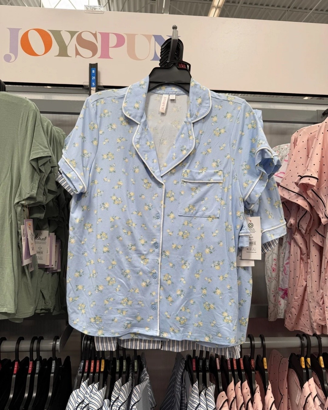 Joyspun, new spring prints, soft, sets, pajama, lounge sets, sell out risk, true to size, stretchy, comfy, Walmart find, collar top, 

#LTKSpringSale #LTKselfcare #LTKSeasonal