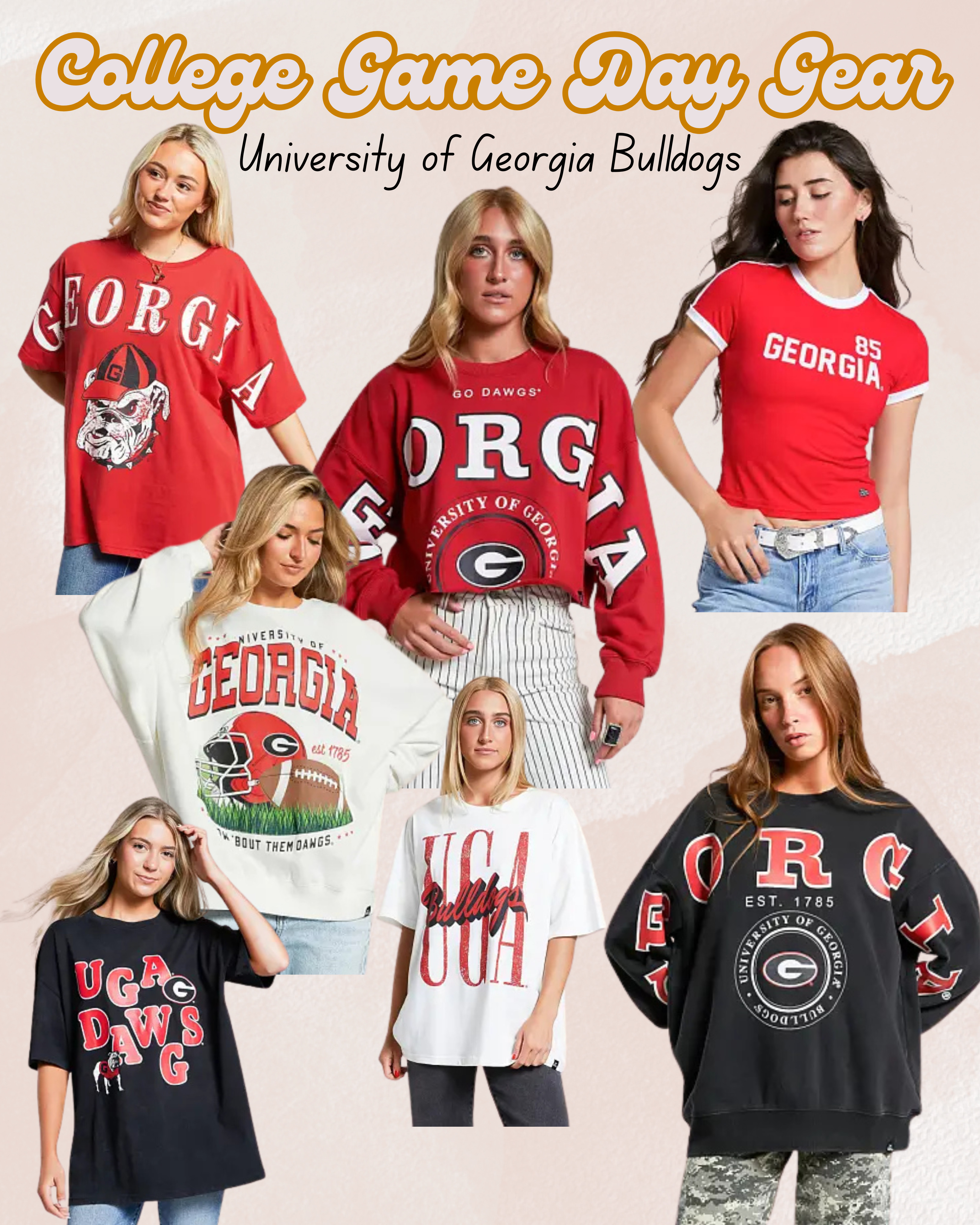 Buckle has the cutest game day gear. Perfect for Fall. Wear to football, basketball, baseball, or any games or events for the matter. Here is the options for University of Georgia Bulldogs, go Dawgs UGA 

 

#LTKSeasonal #LTKActive #LTKStyleTip